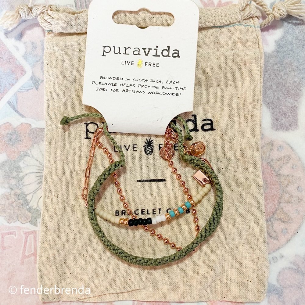 Pura Vida September 2021 “Palisades” bracelet club set